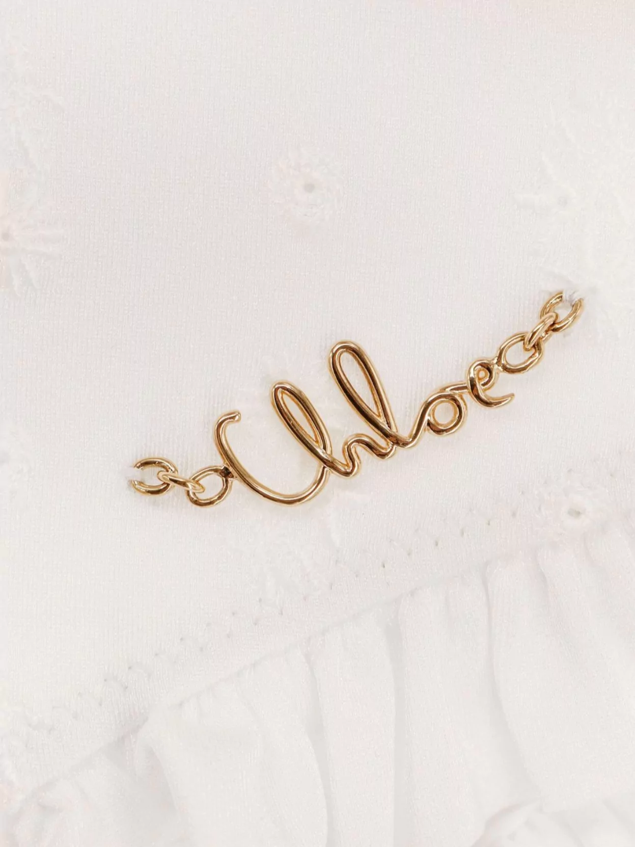 Chloé Logo Detail Swimsuit Ruffled Profiles