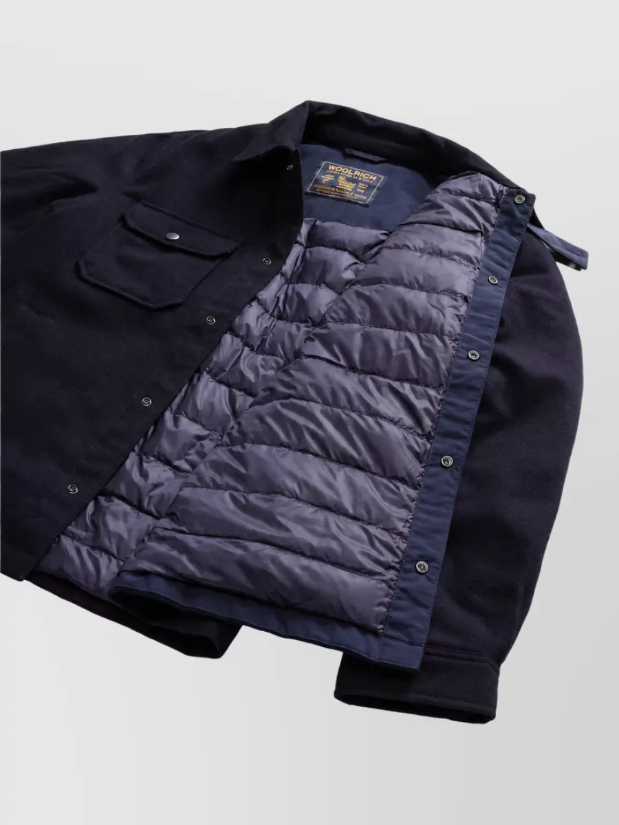 Woolrich Wool Padded Overshirt