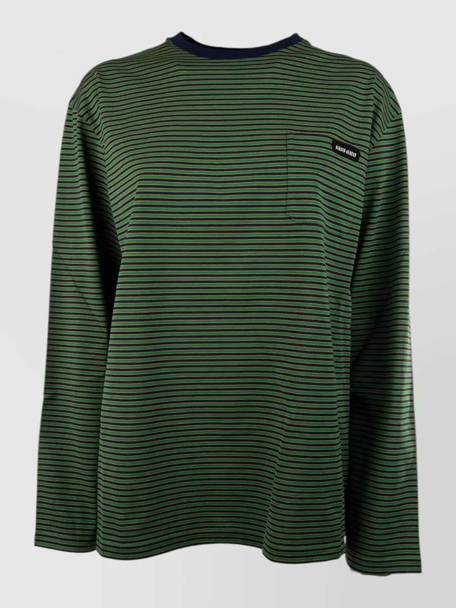 Miu Miu Cotton knitted top