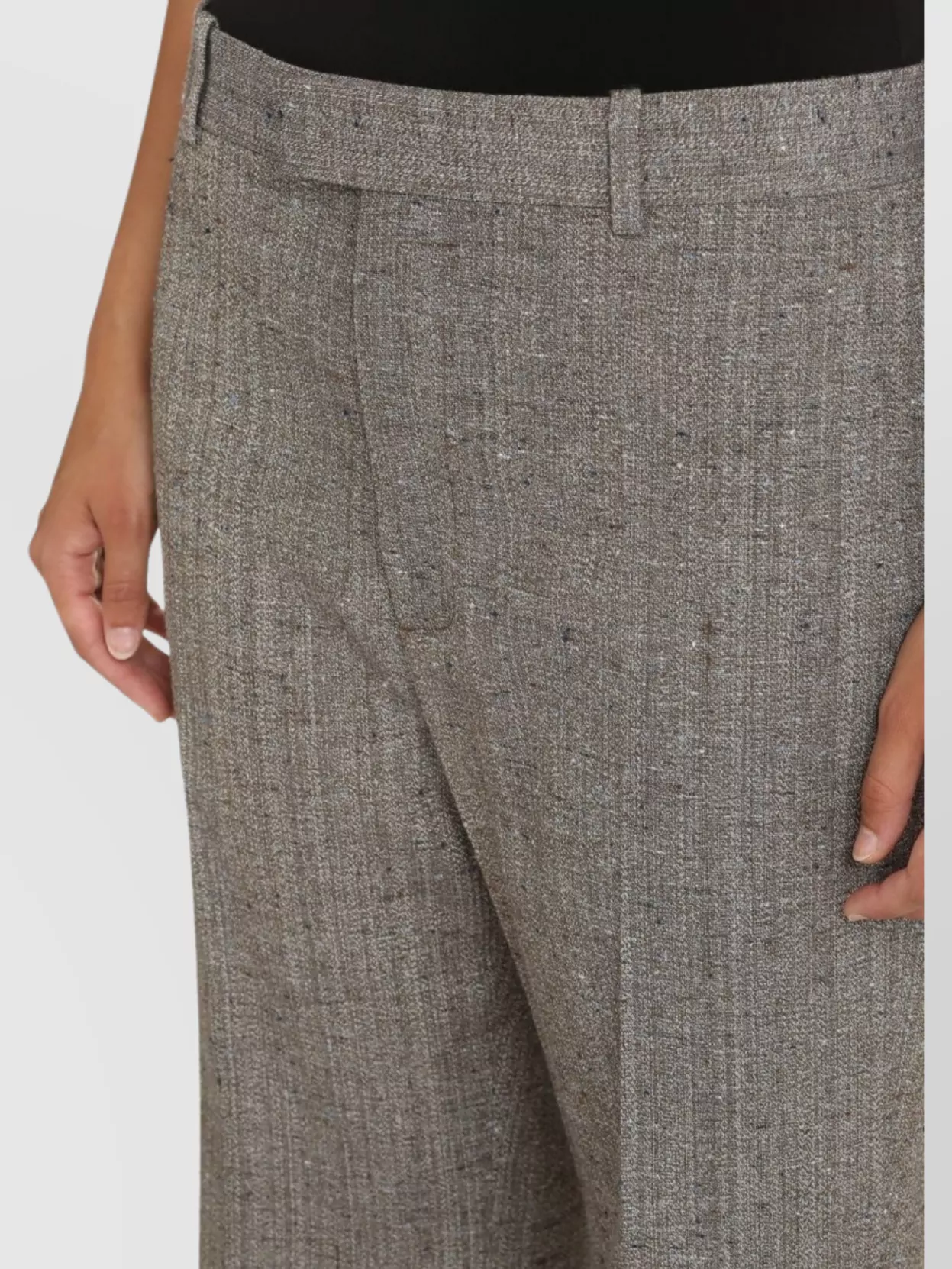Shop Bottega Veneta Wool And Silk Flares Trousers