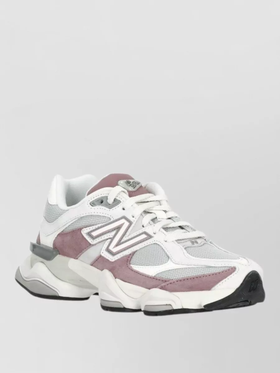New Balance leather and mesh low-top sneakers