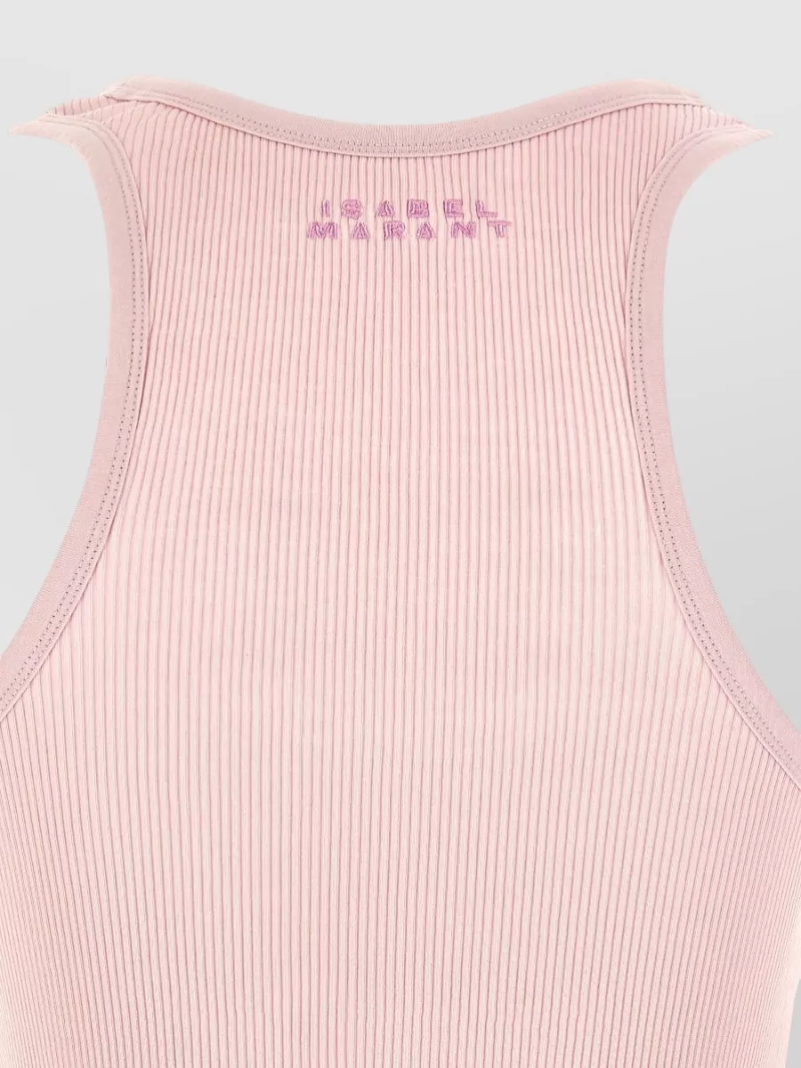 Isabel Marant Thea Tank Top Scoop Neck Ribbed