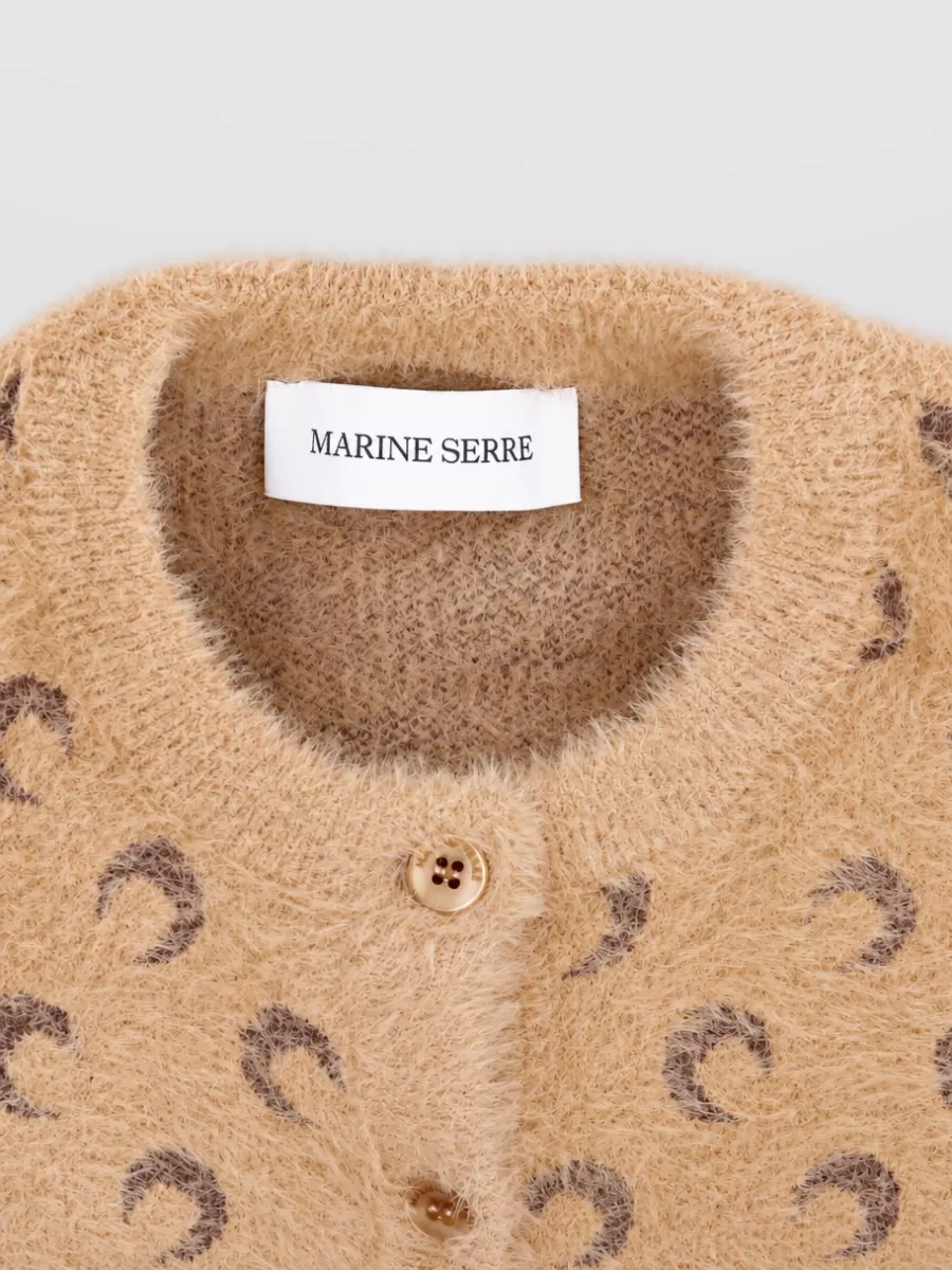 Marine Serre Crewneck Fitted Jacket