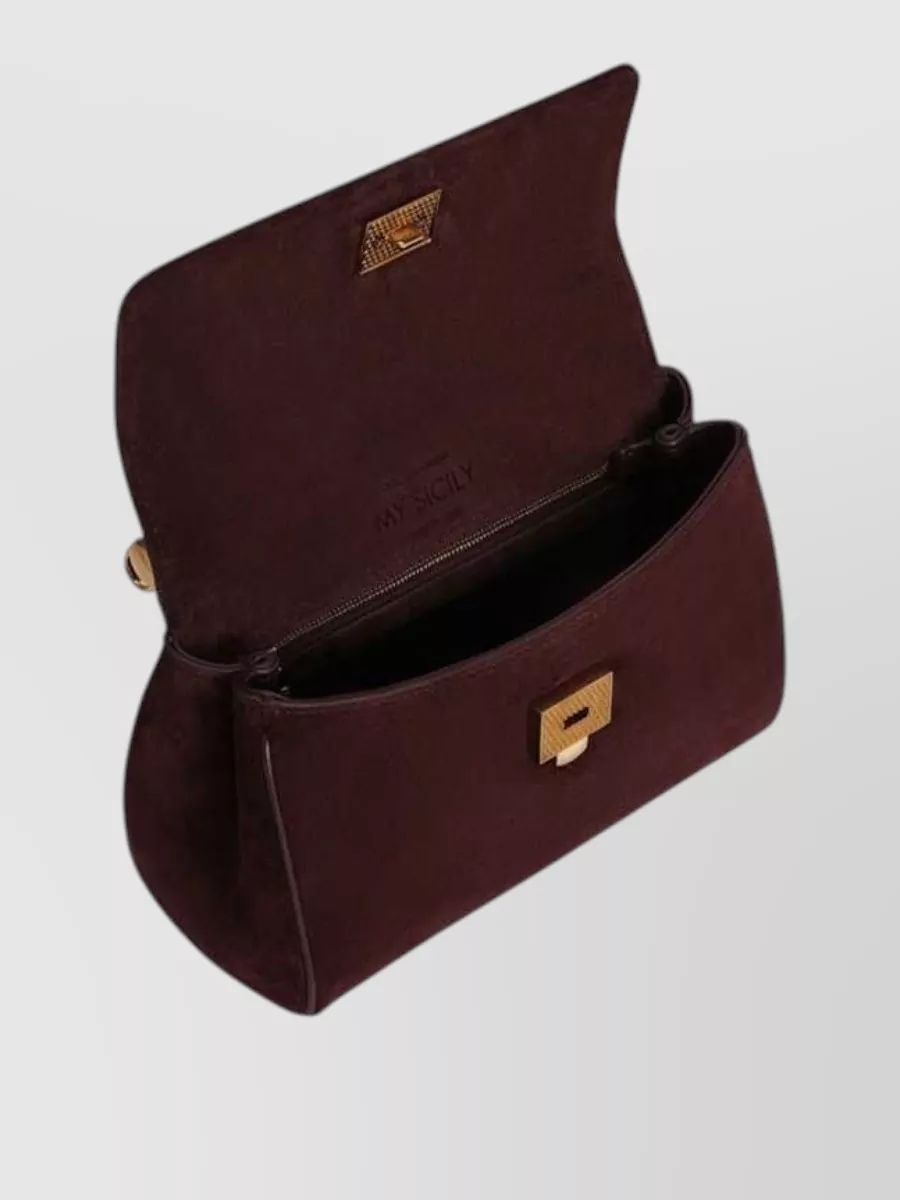 Dolce&Gabbana My Sicily Mini Leather Shoulder Bag