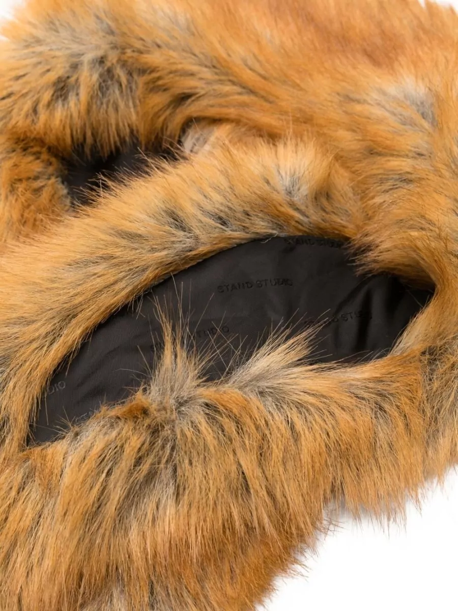 Stand Studio Faux Fur Scarf