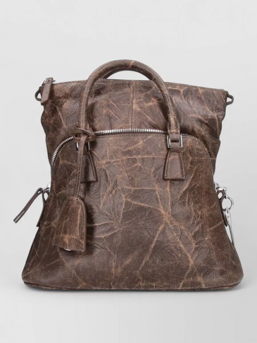 Maison Margiela Na Na Leather Shoulder Bag