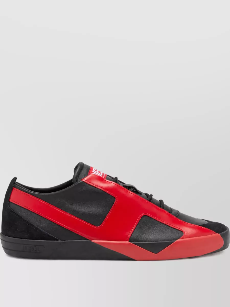 Diesel Paneled Low-Top Sneakers