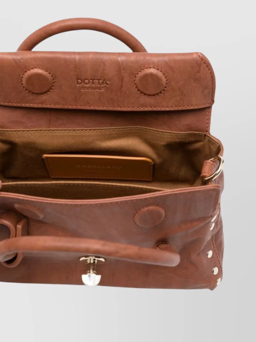 Zanellato Lambskin Shoulder Bag