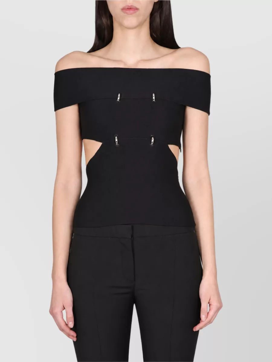 Alexander Mcqueen Cutout Blouse