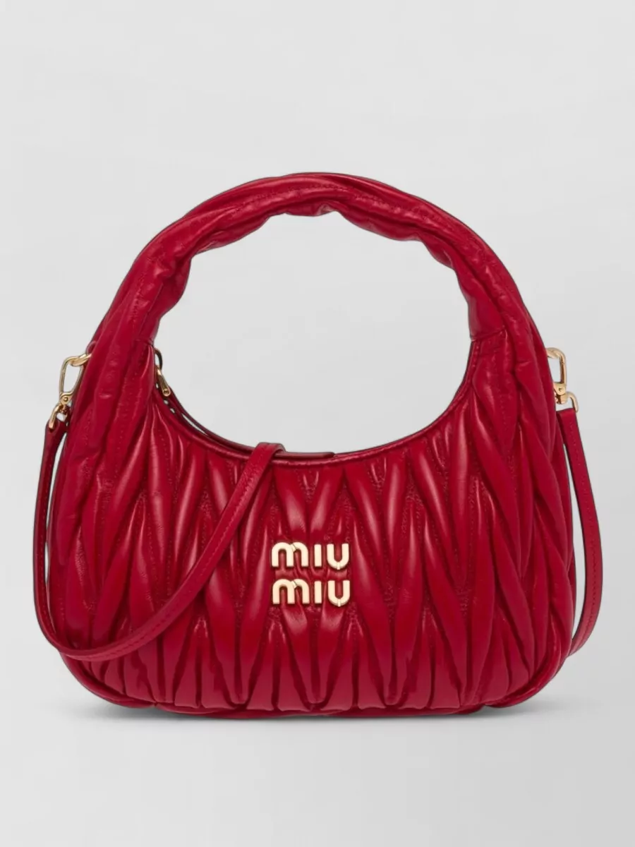 Miu Miu wandler small leather shoulder bag