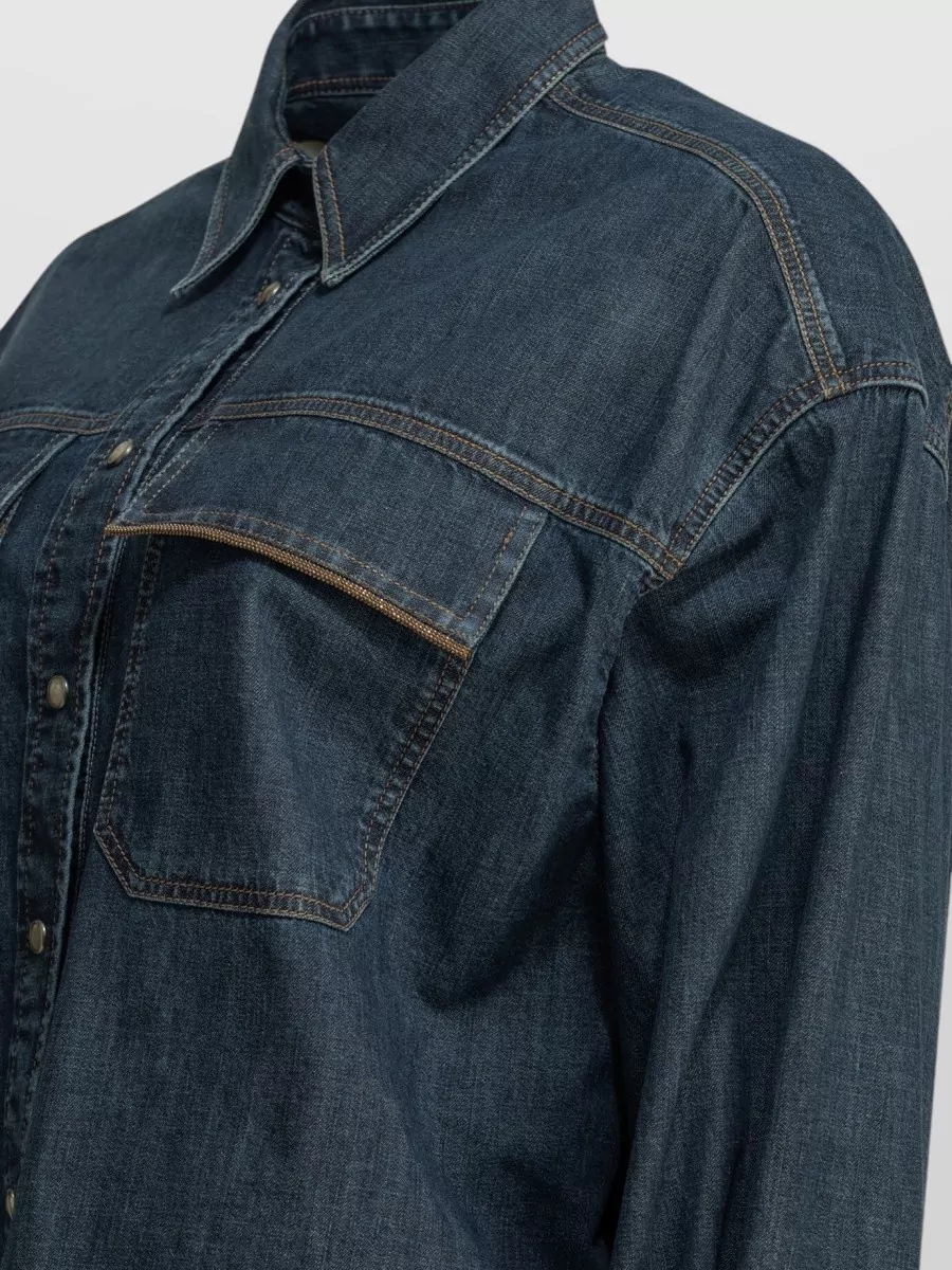 Brunello Cucinelli Casual Denim Shirt