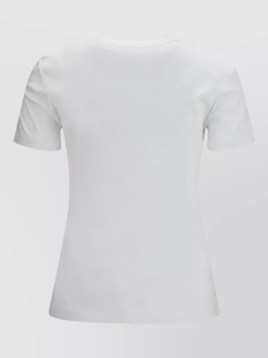 Max Mara Cotton Crew-Neck Short-Sleeve T-Shirt
