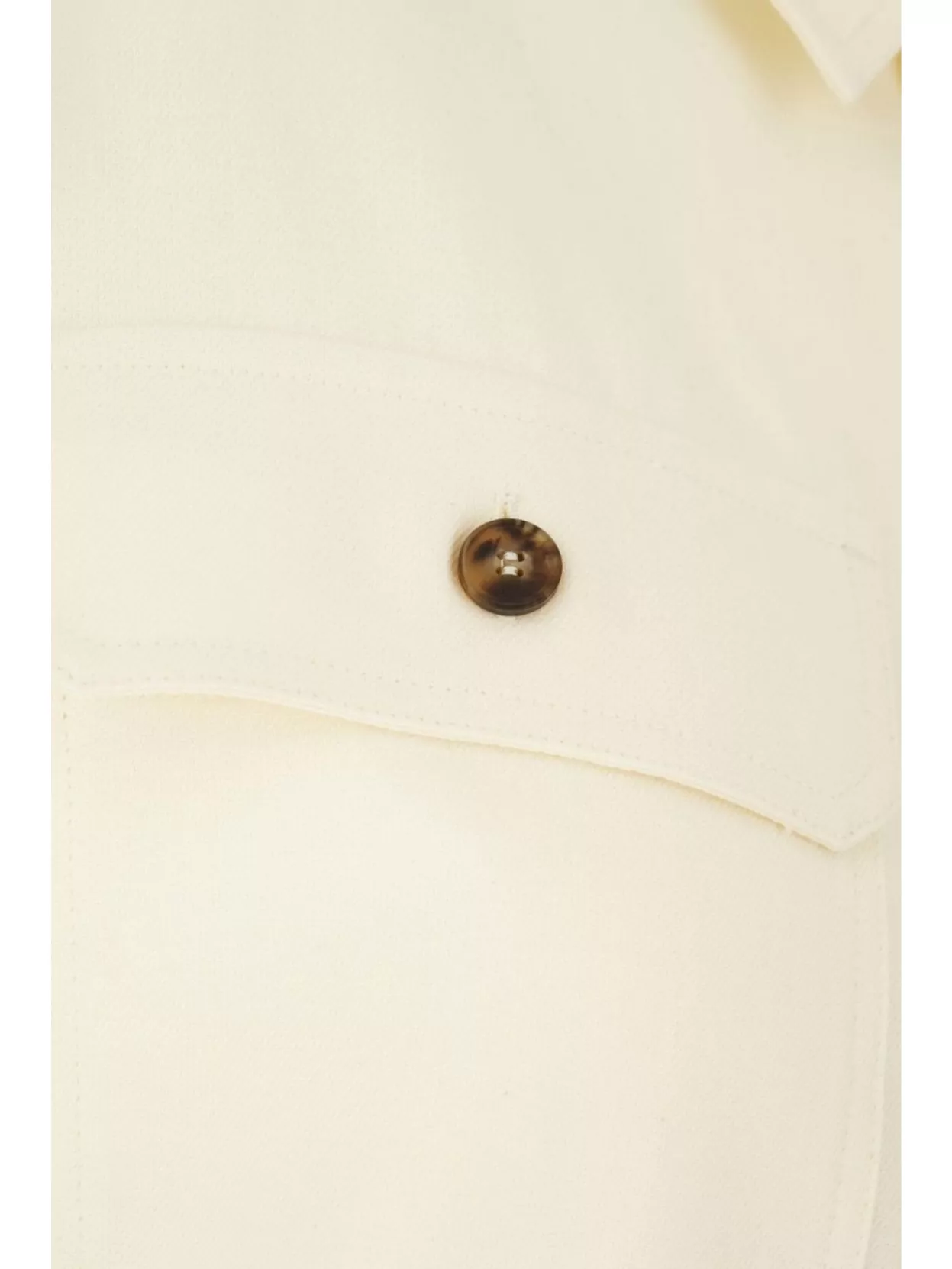 Weekend Max Mara Woman Shirt Ivory Size 10 Cotton