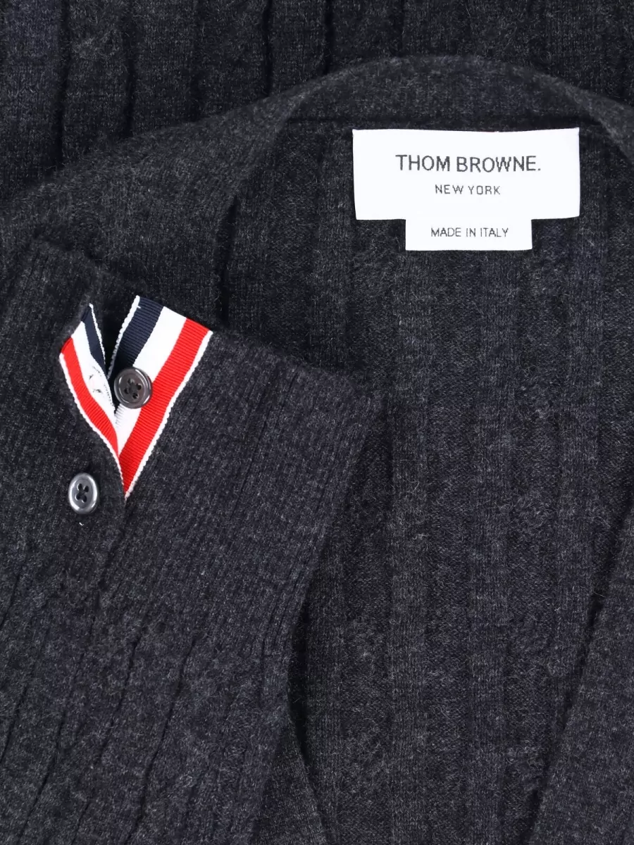 Thom Browne Cashmere Crewneck Jacket
