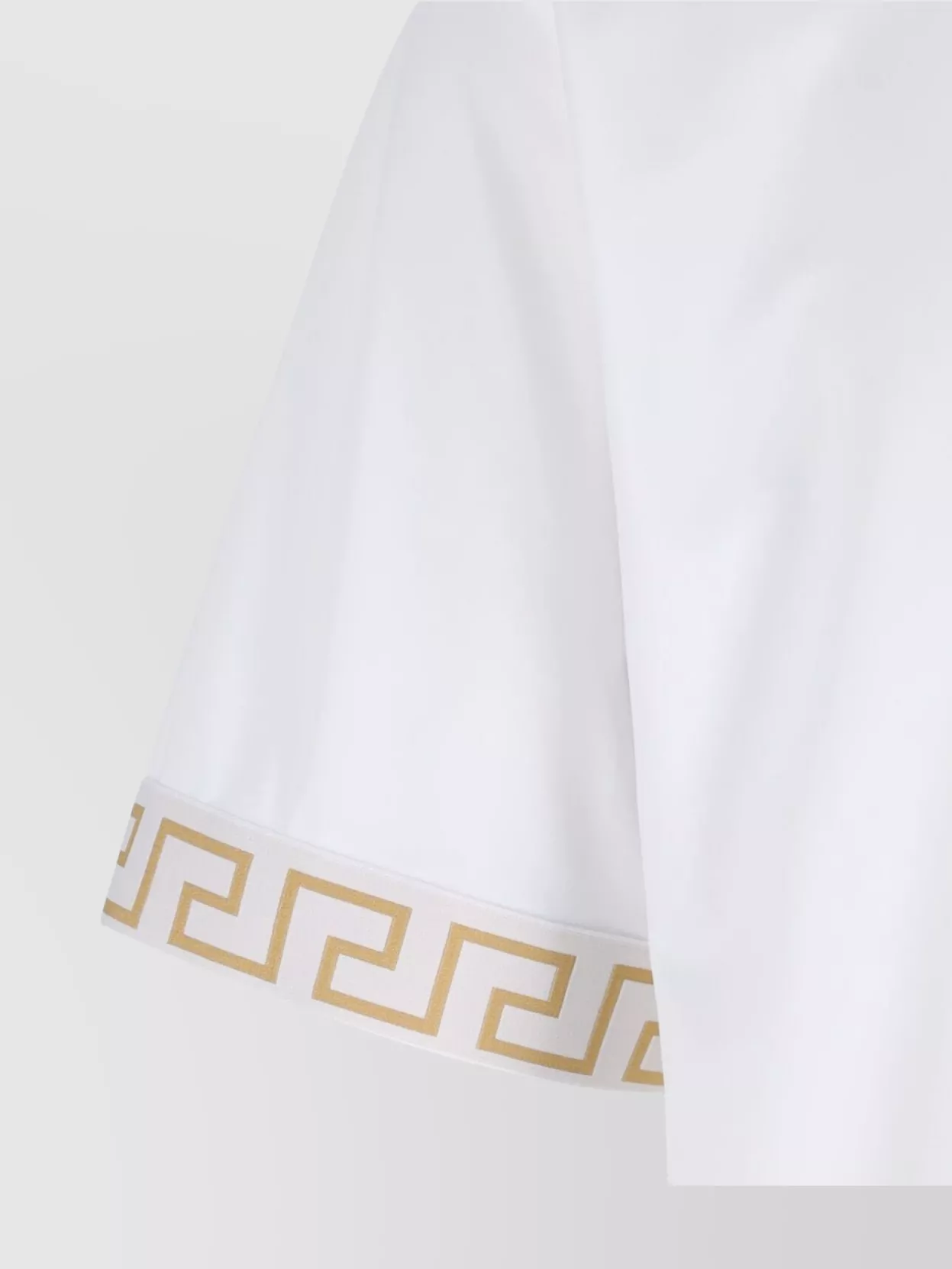Versace Crew Neck Geometric Trim Short Sleeves