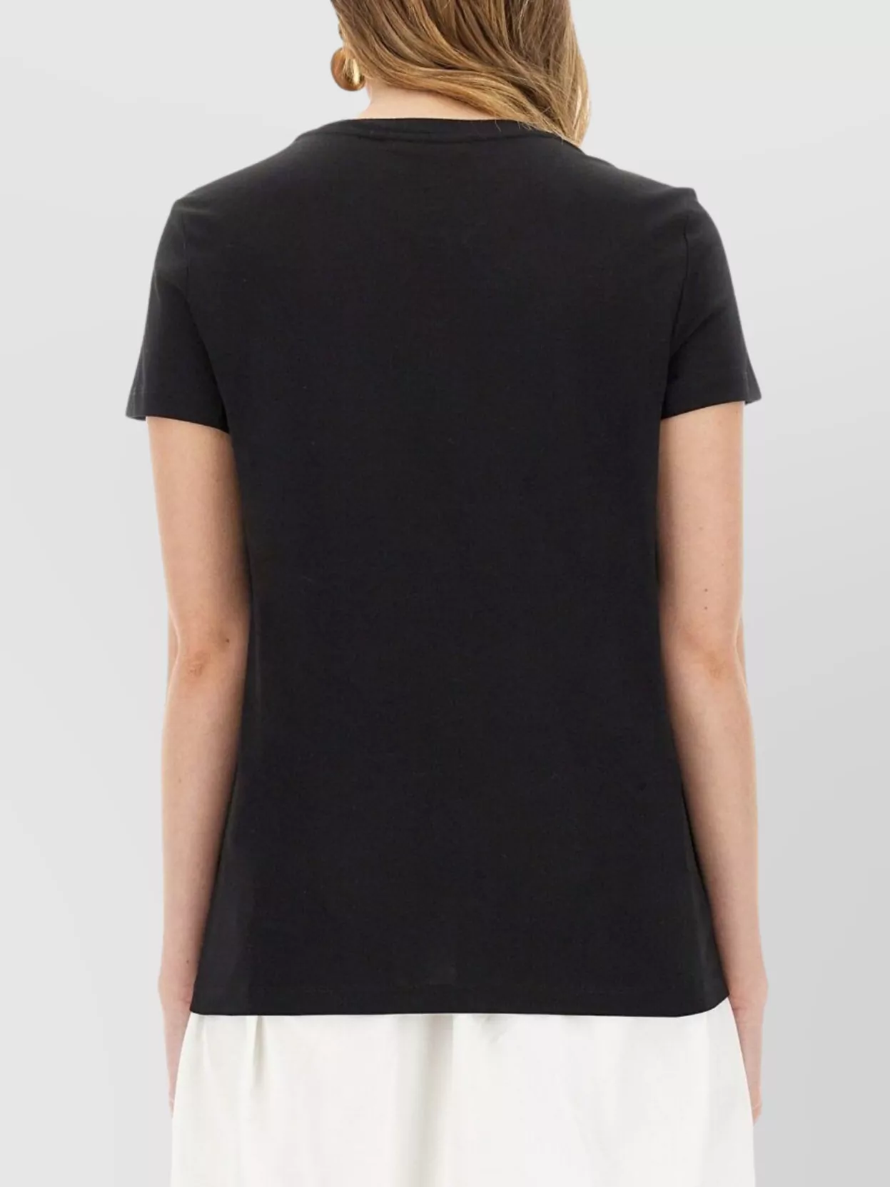 Max Mara Graphic Print Crew Neck Short Sleeve Top