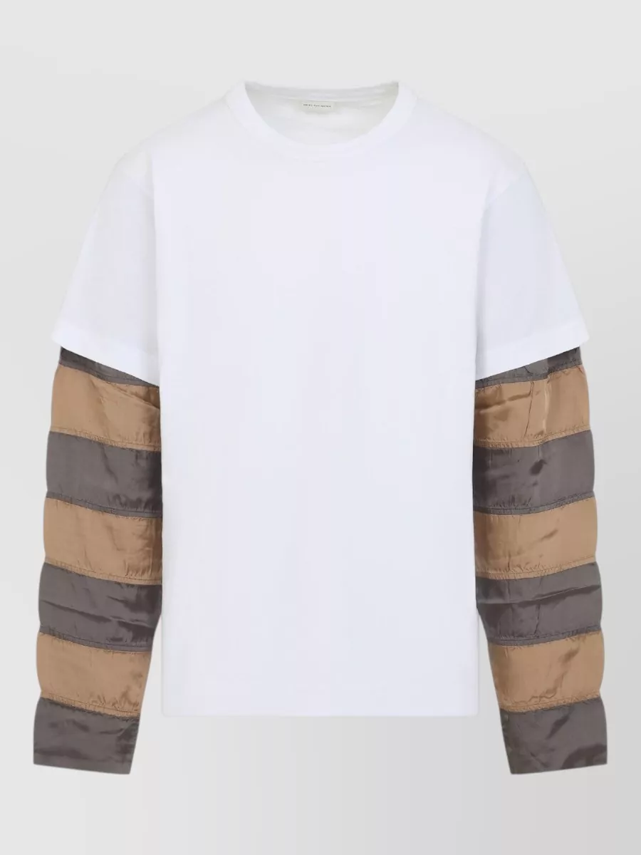 Dries Van Noten Cotton Long-Sleeve Layered T-Shirt