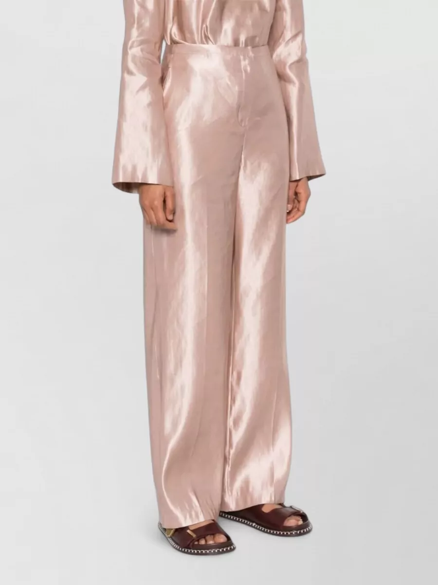Loulou Studio Silk Wide-Leg Trousers
