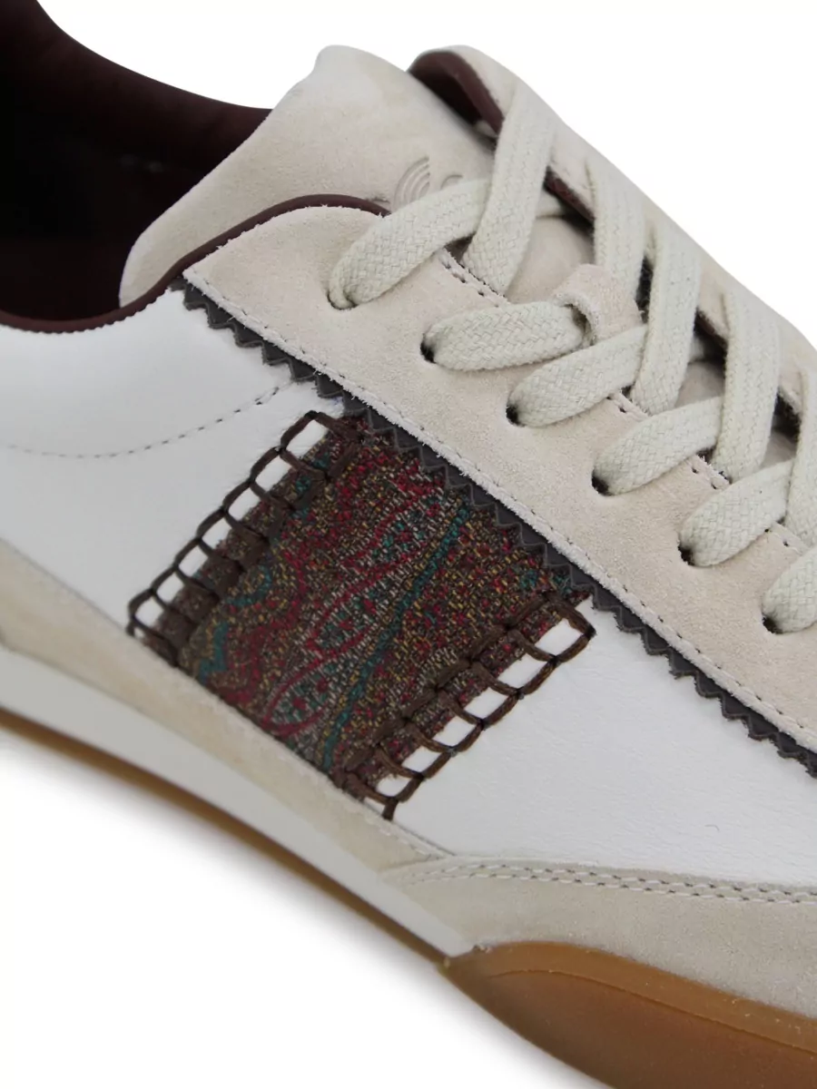 Etro Leather Low-Top Sneakers