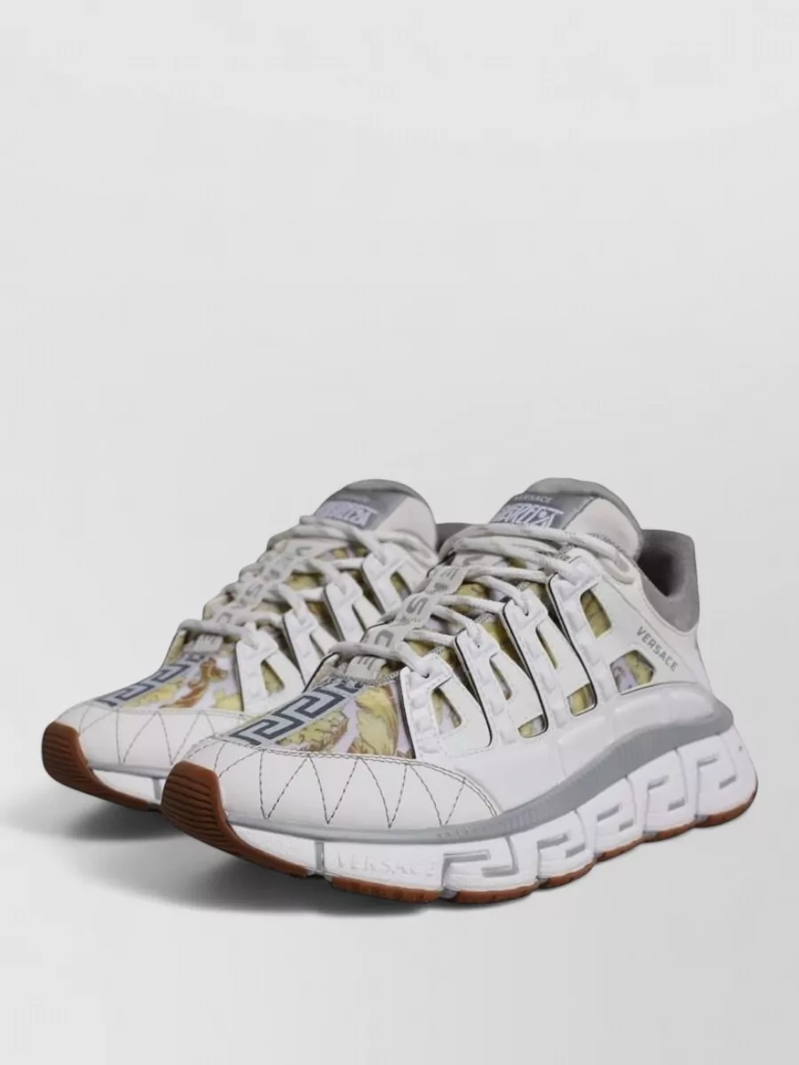 Versace Barocco Print Low-Top Sneakers