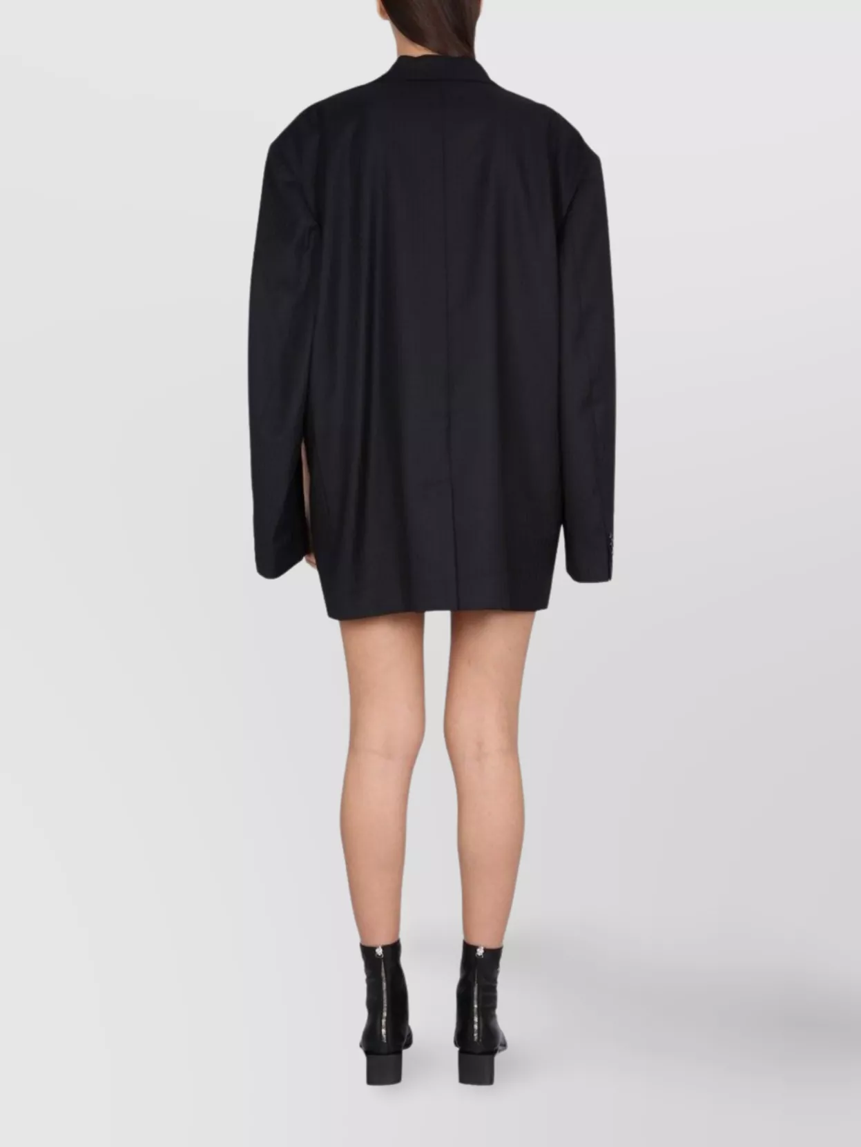 Acne Studios Tailored Jacket With Notched Lapels And Cut-Outs
