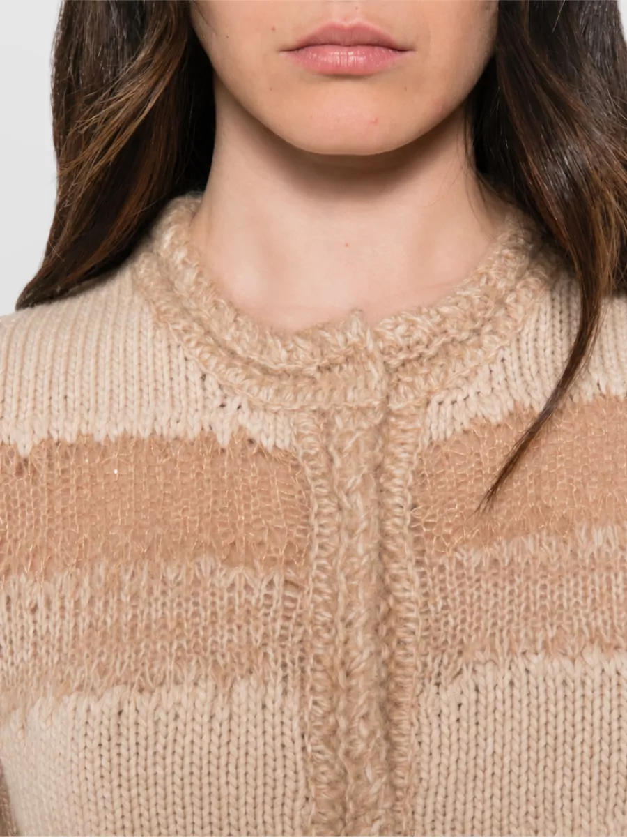 Fabiana Filippi Ribbed Sequin-Embellished Jacket