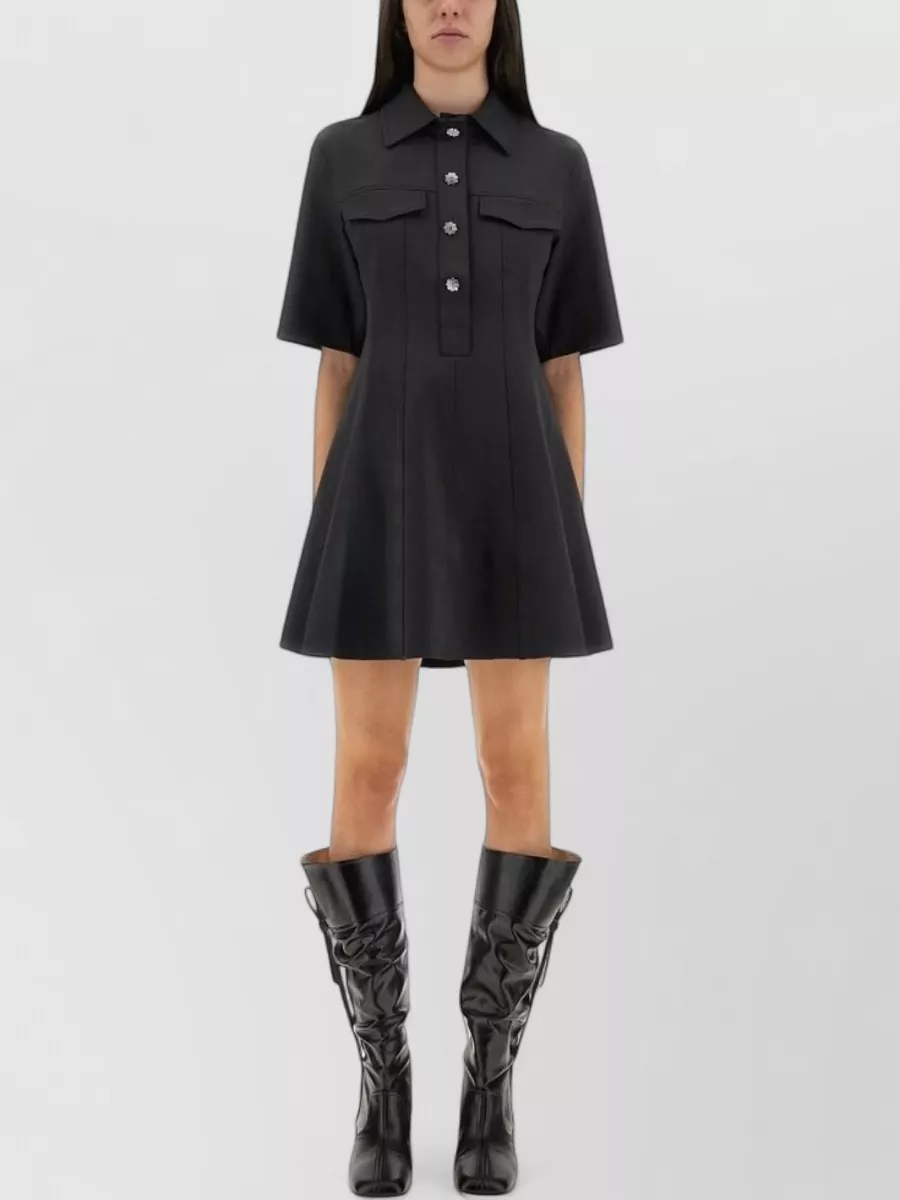 Ganni Scuba mini dress