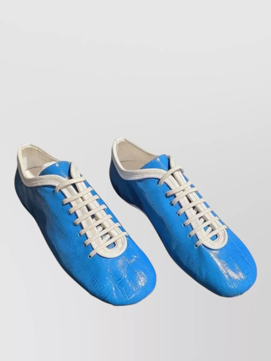 Dries Van Noten Leather Low-Top Sneakers