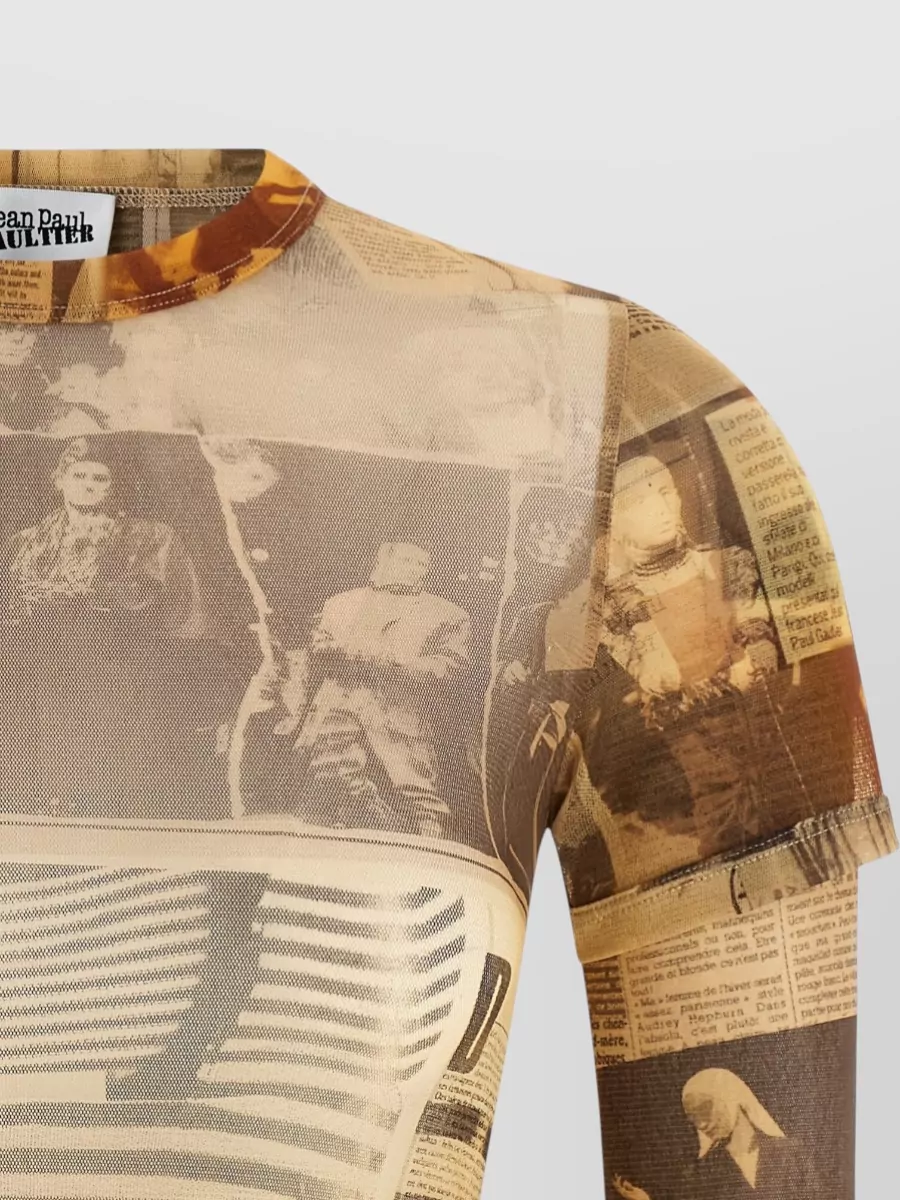 Jean Paul Gaultier The Journal Double Baby Graphic Top