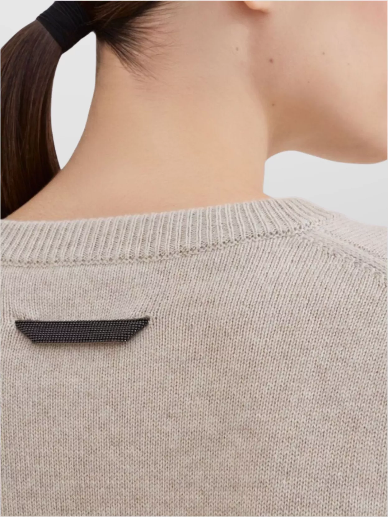 Brunello Cucinelli Soft Cashmere Crewneck Sweater With Relaxed Fit