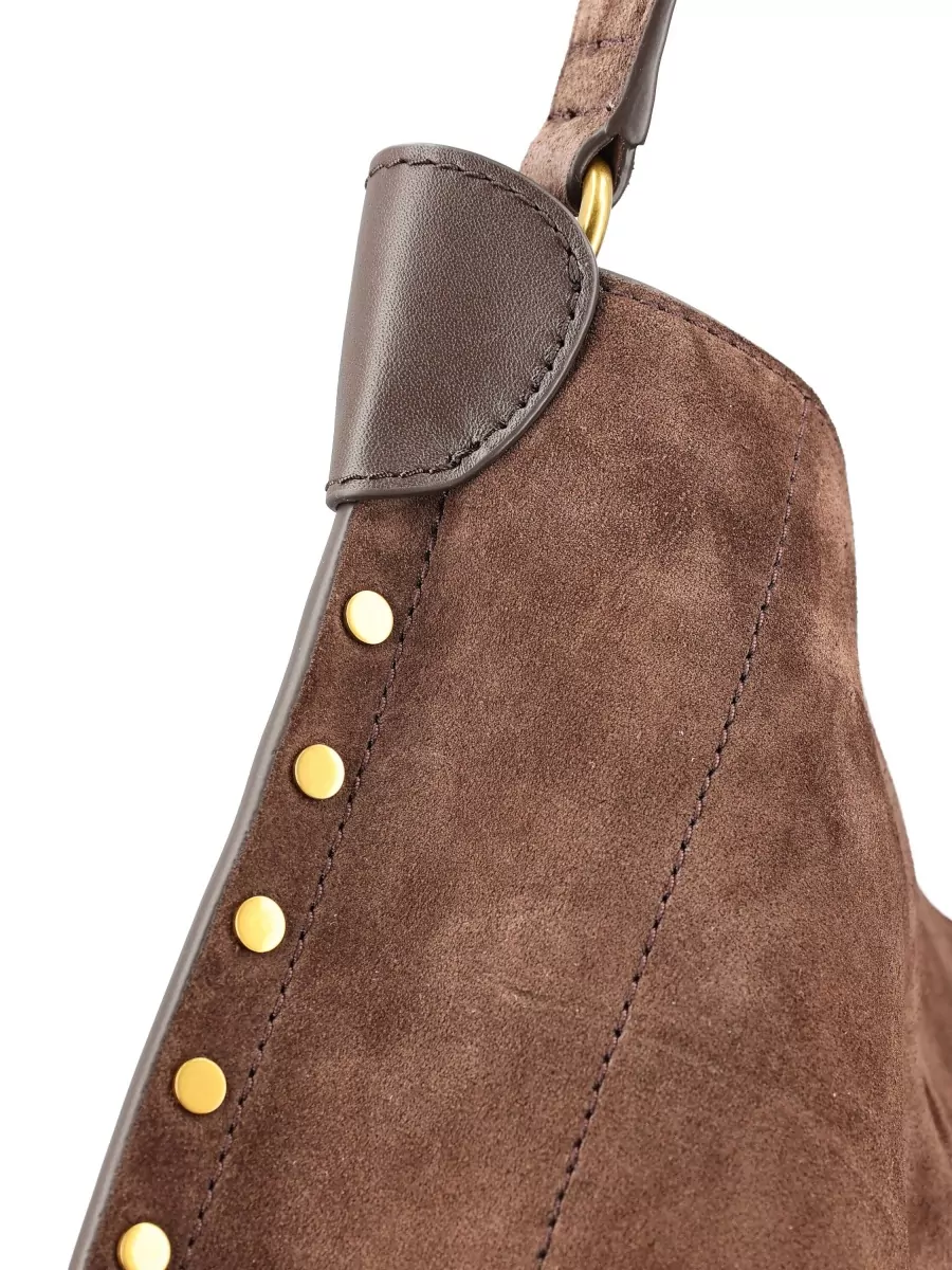 Isabel Marant Oskan Moon Leather Tote Bag
