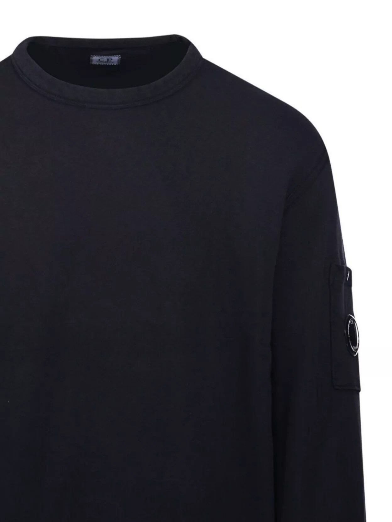 C.p. Company Crewneck Sweatshirt Sleeve Pocket