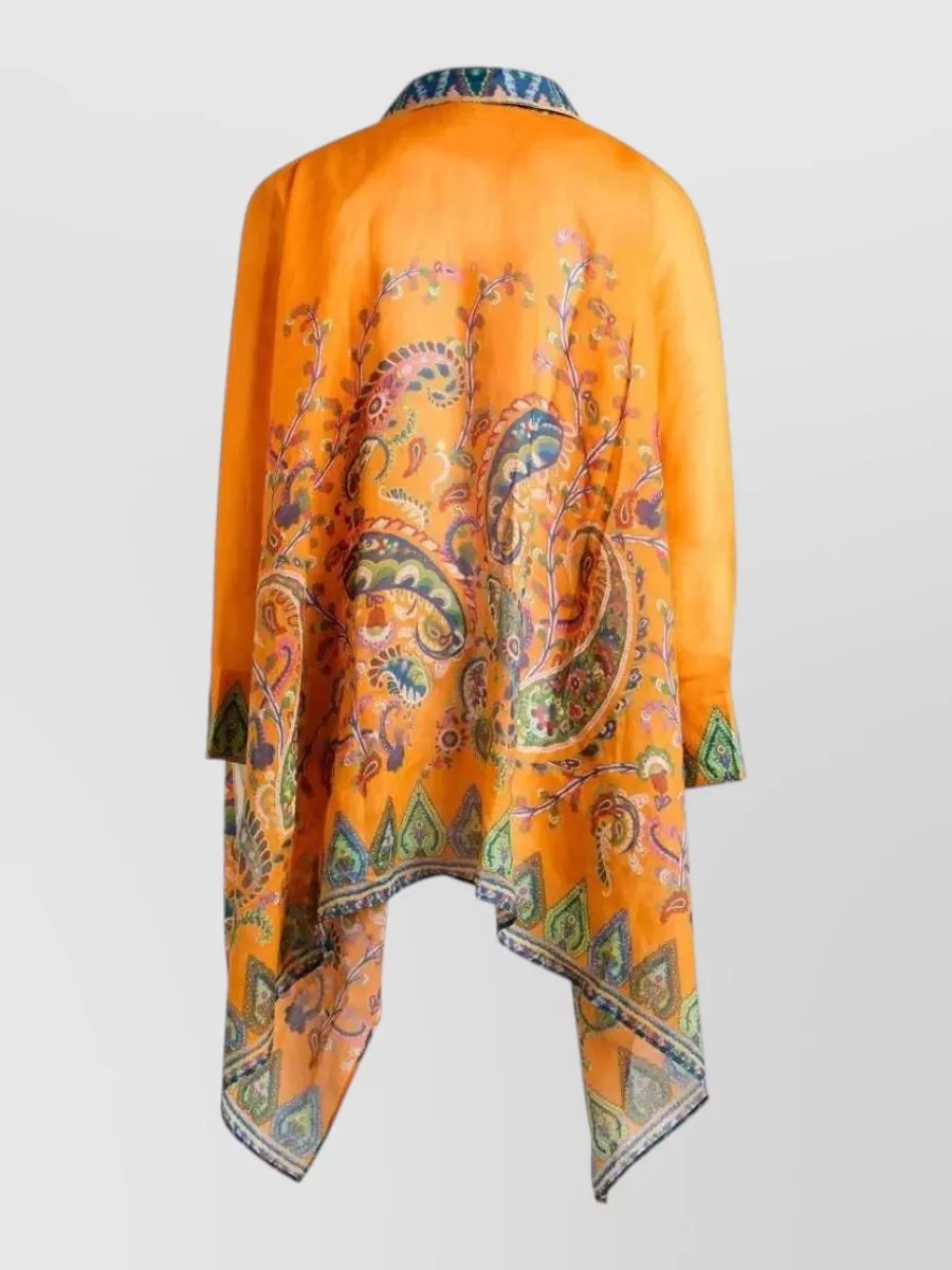 Etro Printed Long-Sleeve Shirt