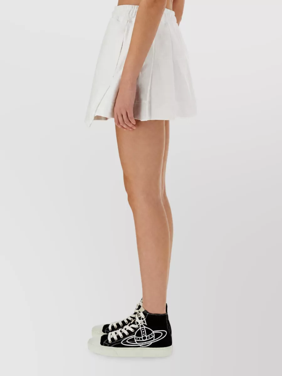 Vivienne Westwood Cotton Pleated Knee-Length Skirt