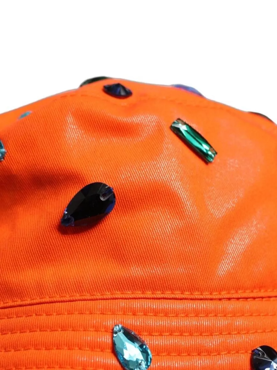 Dolce&Gabbana Crystal Embellished Bucket Hat