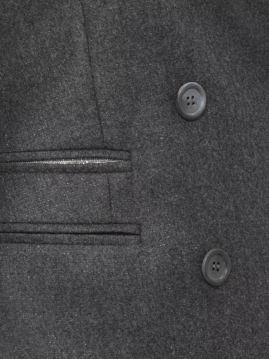 Peserico Glitter Double-Breasted Blazer