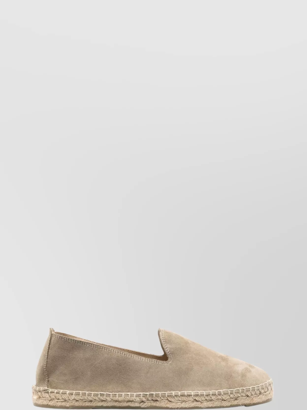 Manebi Suede Round Toe Jute Sole Espadrilles
