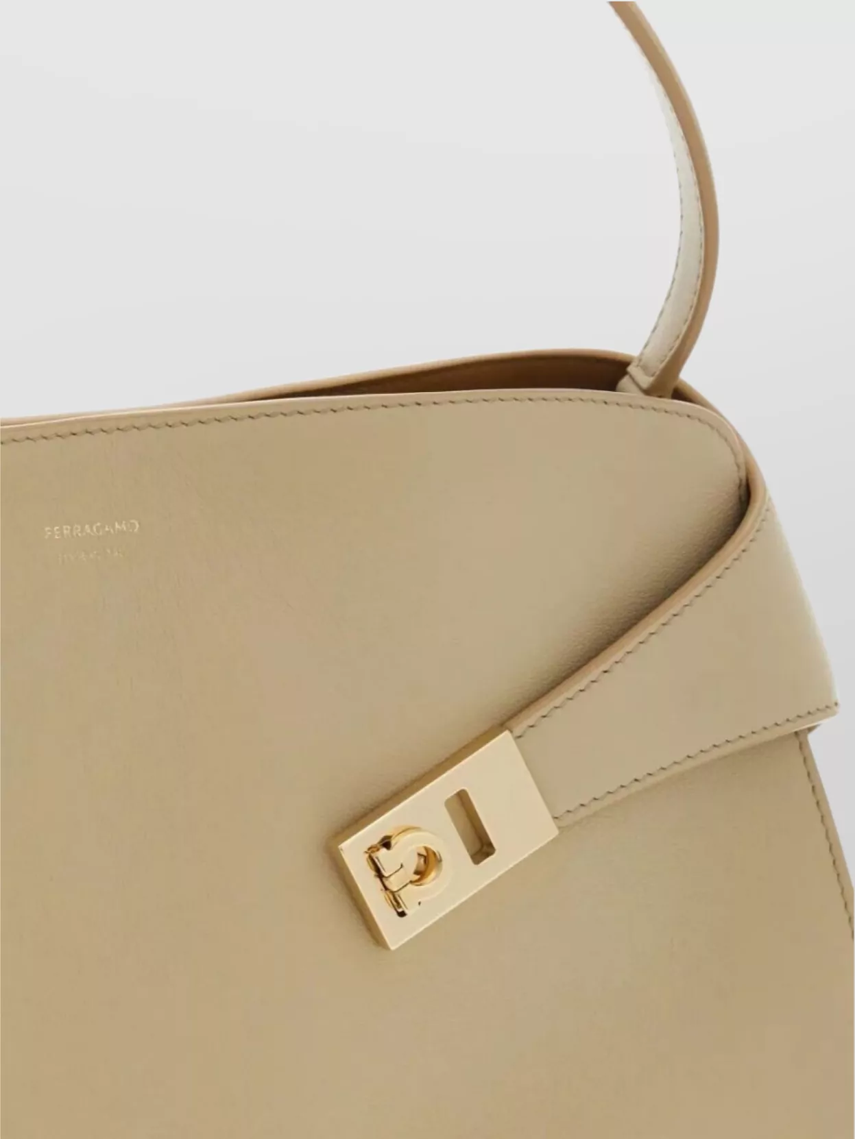 Ferragamo Soft Medium Bicolor Shoulder Bag
