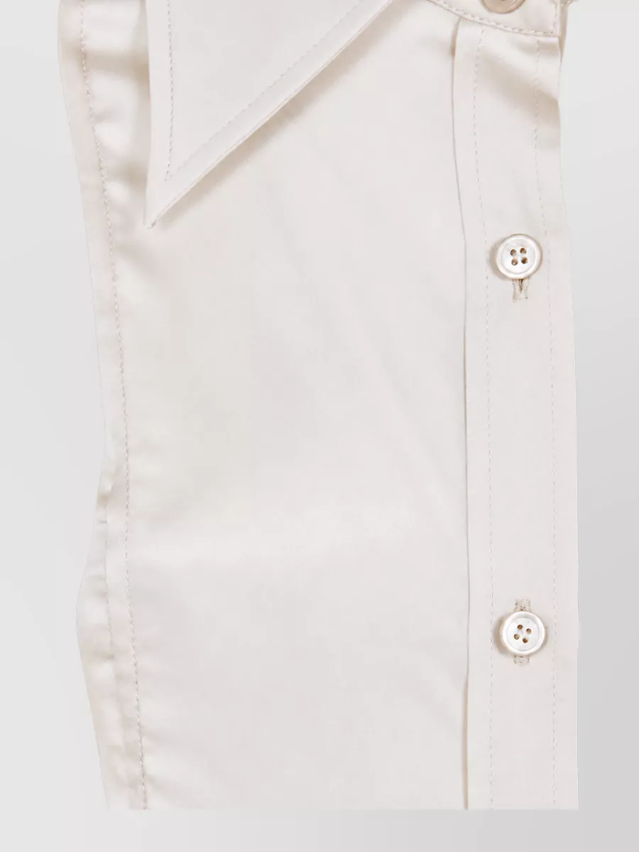Balmain Silk Long-Sleeve Shirt