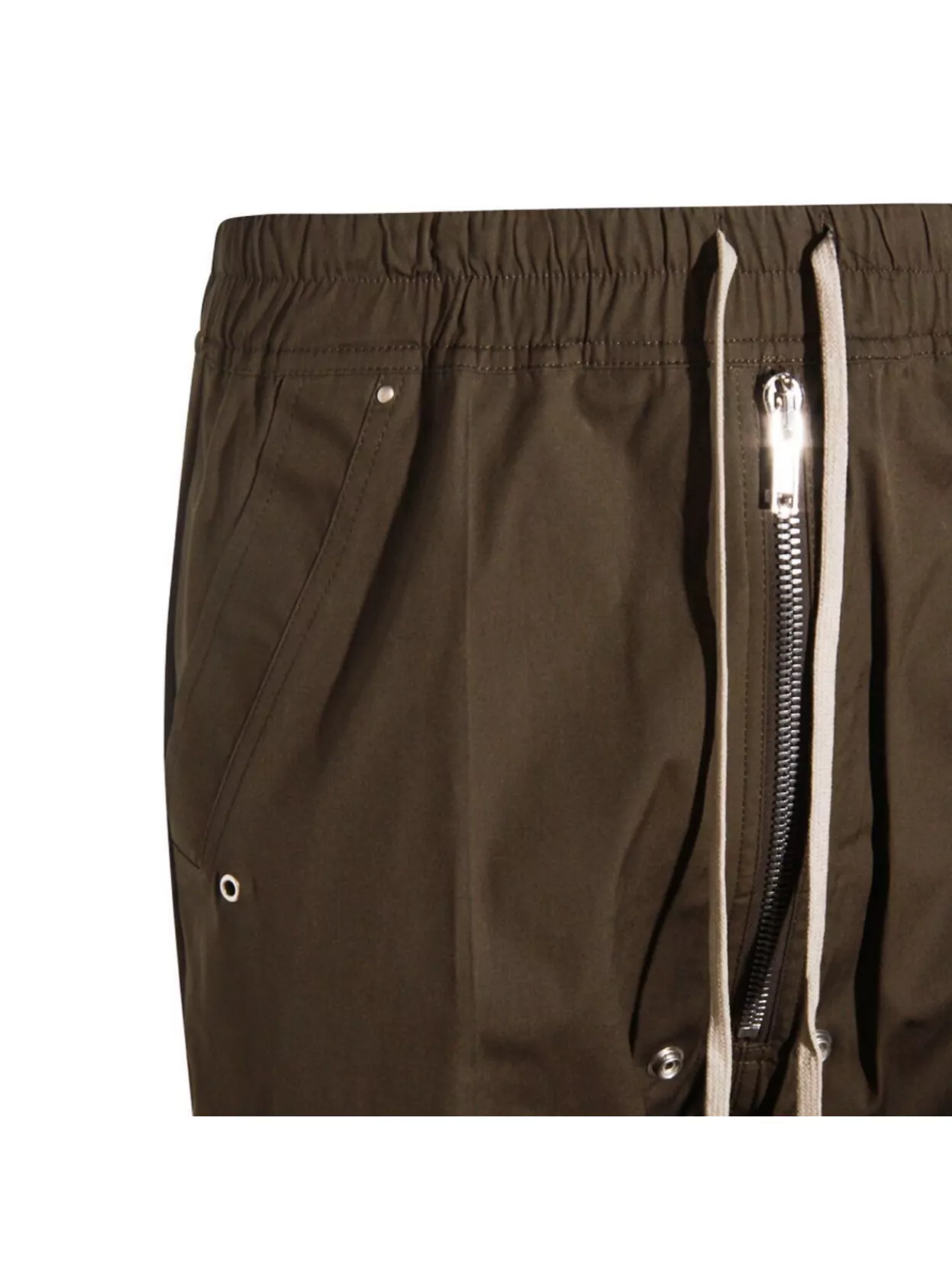 Rick Owens Trousers Featuring Elastic Waistband And Pockets In Black