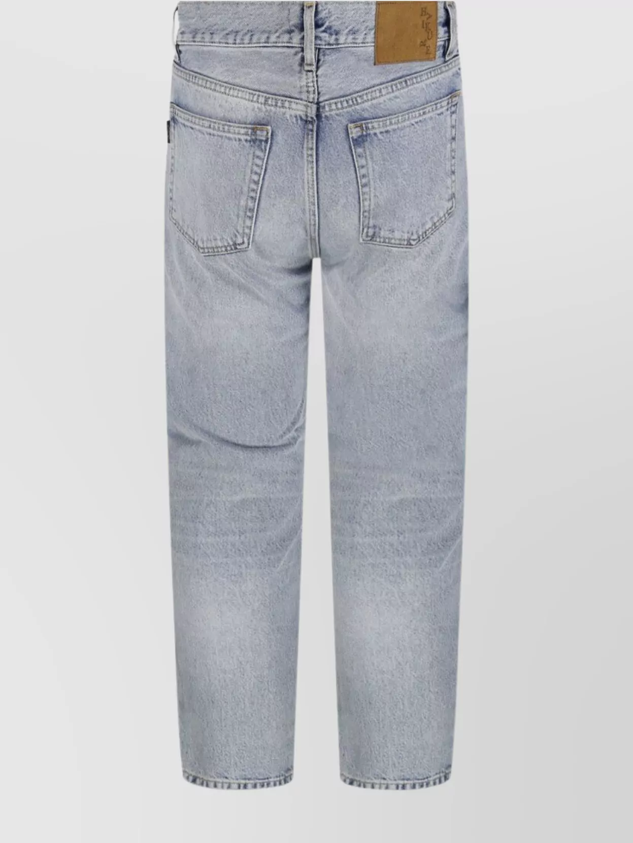 Haikure Slim Straight Leg Jeans With Five Pockets In Blue