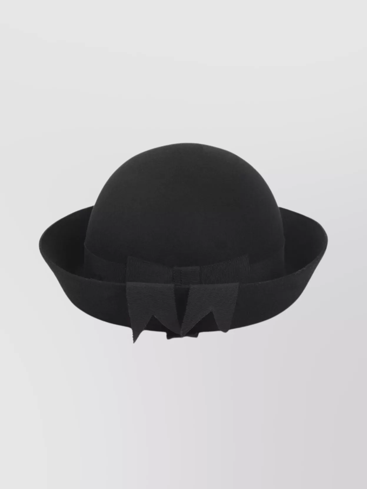 Maison Michel Tim Wide Brim Hat With Bow Detail