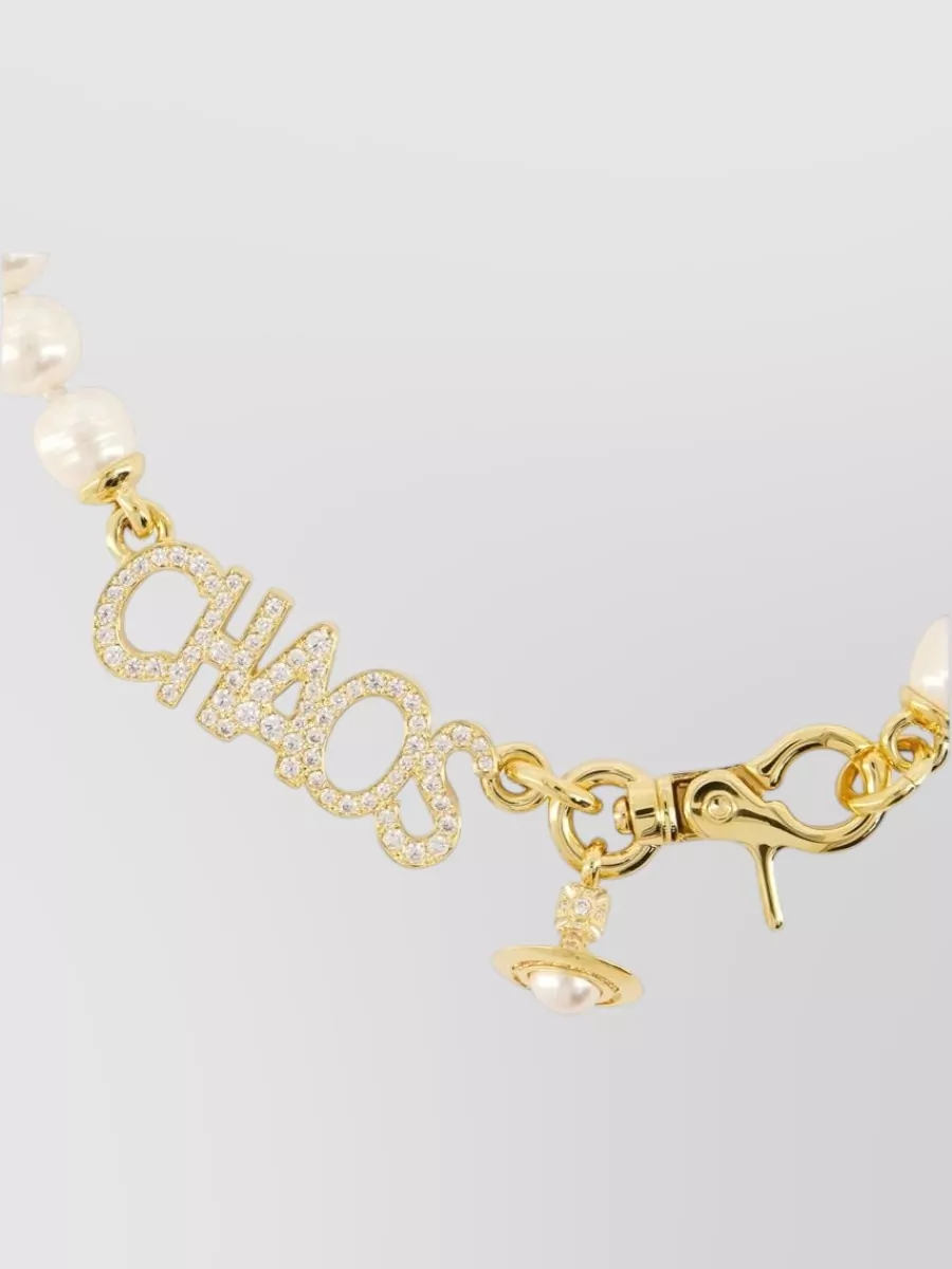 Vivienne Westwood metal pearl bracelet