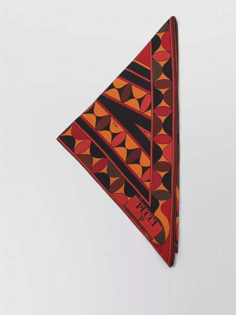 Pucci Silk Triangle Scarf