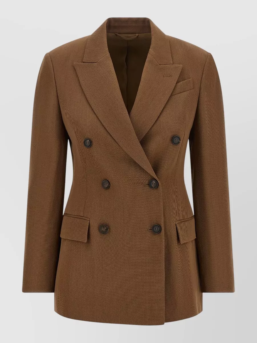 Brunello Cucinelli virgin wool double-breasted blazer