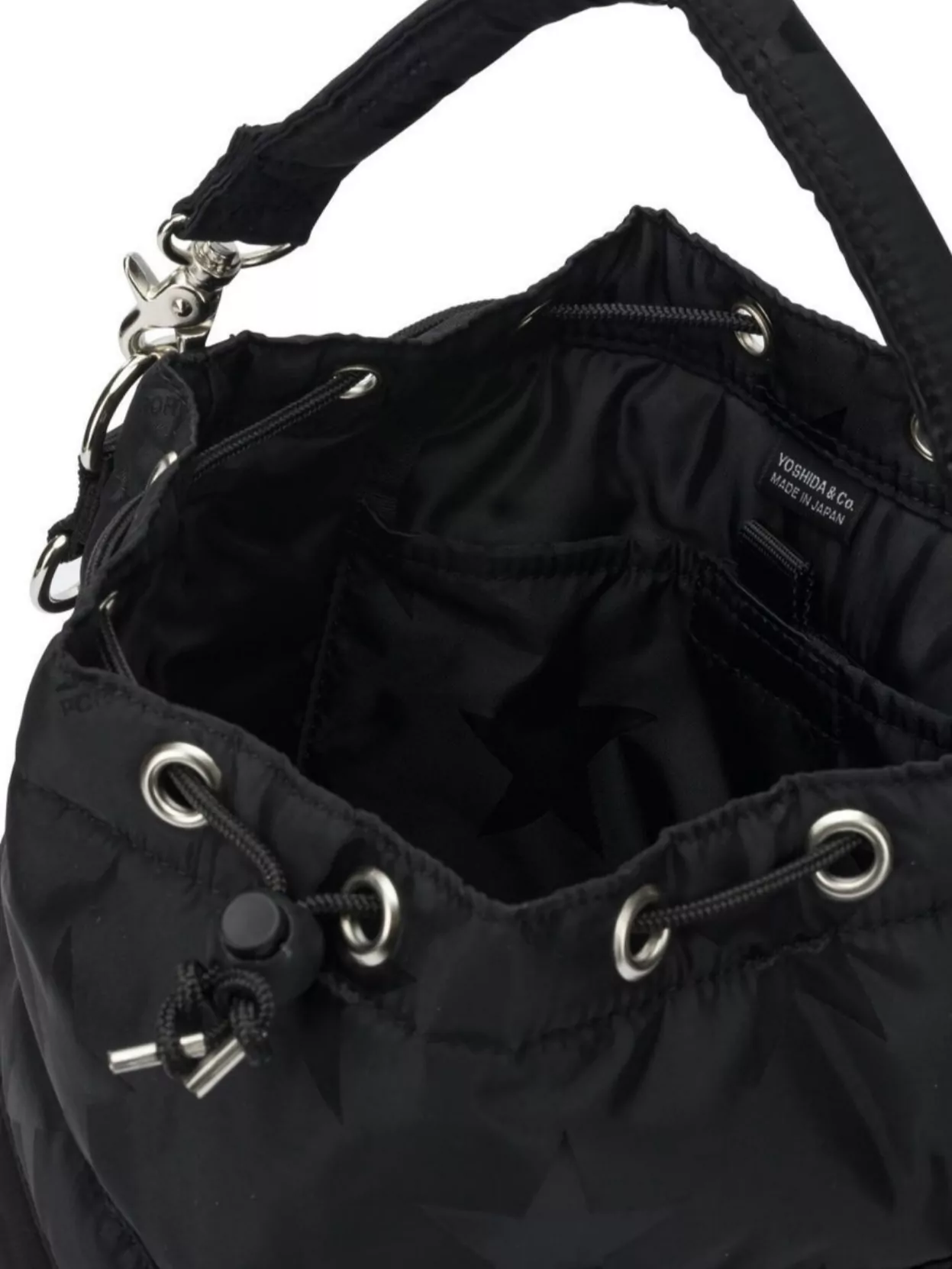 Porter Yoshida Star Pattern Crossbody Messenger Bag