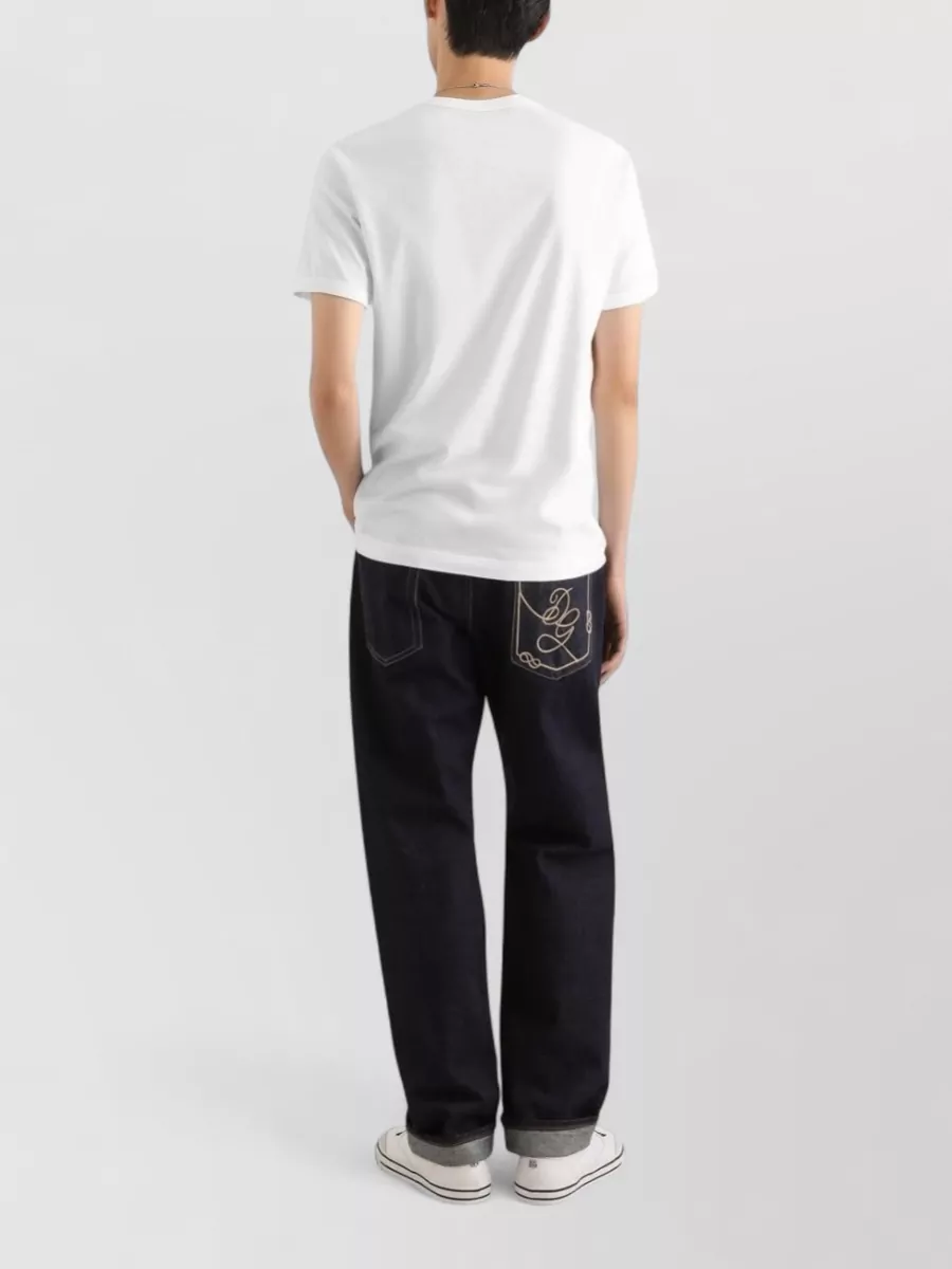 Dolce&Gabbana Cotton Logo-Patch T-Shirt