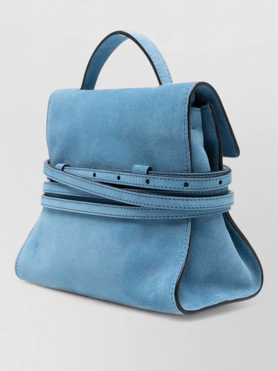 Moschino Suede Leather Mini Bag