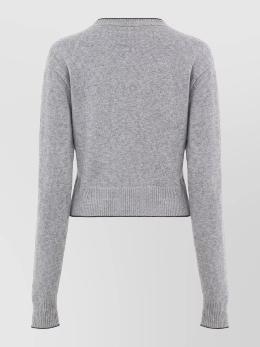 Chloé Cashmere Wool Fitted Cardigan