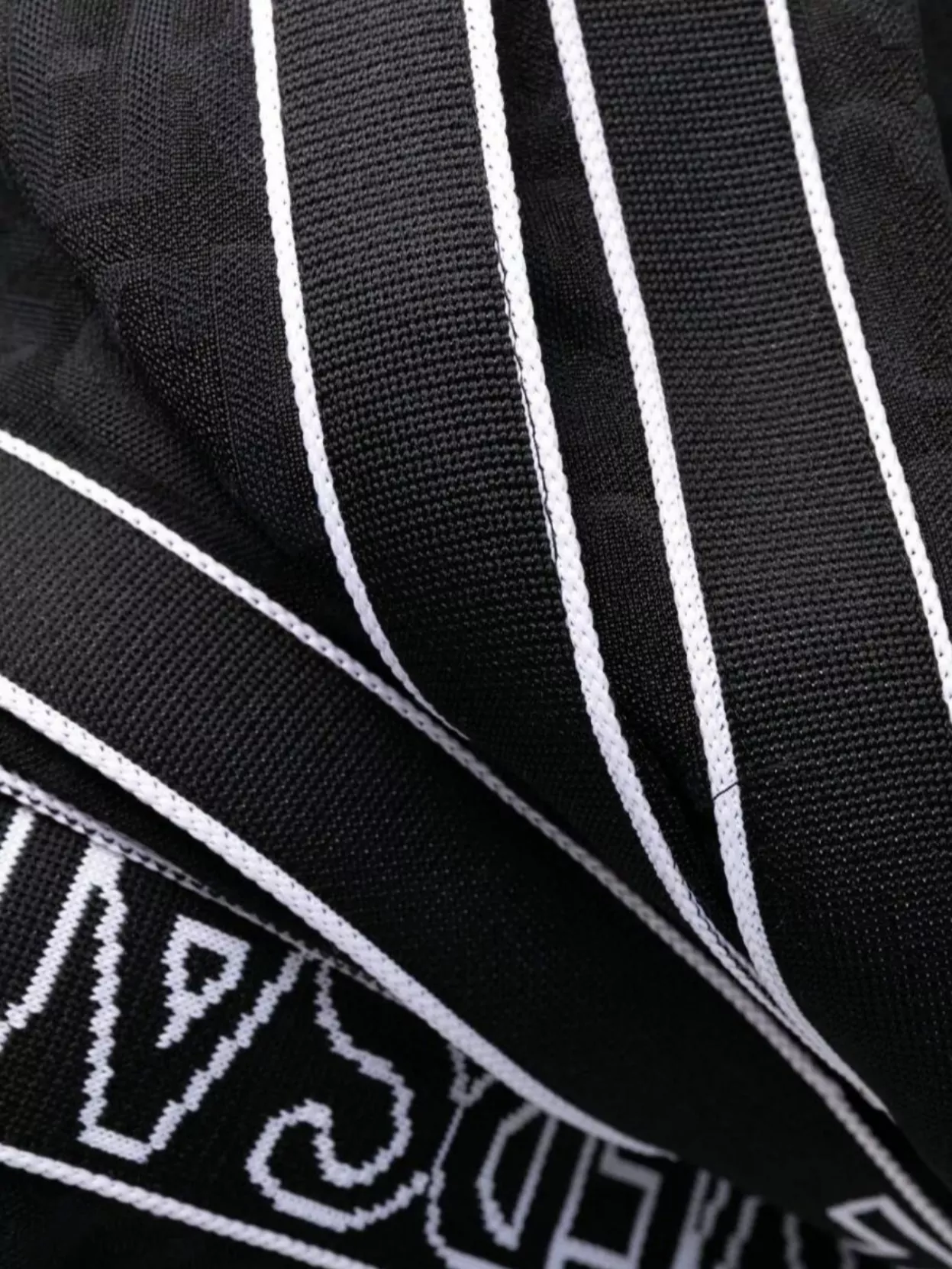 Versace Track Pants With Elasticated Waistband And Side Stripe Detailing